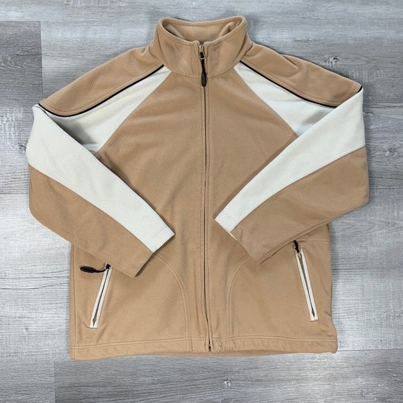 North End Sweaters - 5/$30 North End Ladies Fleece Collared Sweater Jacket L